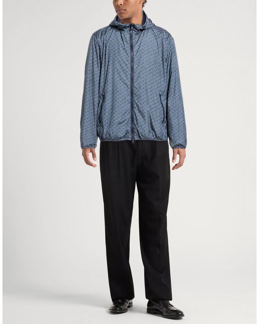 Herno Blue Jacket Polyamide for men
