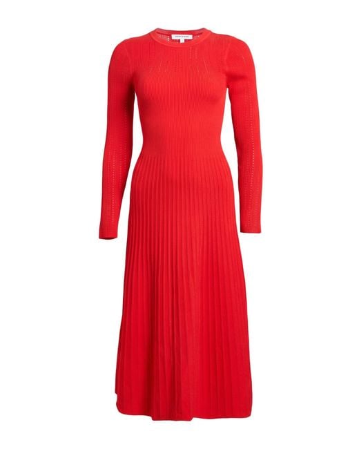 Veronica Beard Red Midi Dresses