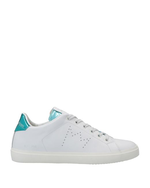 Leather Crown White Trainers
