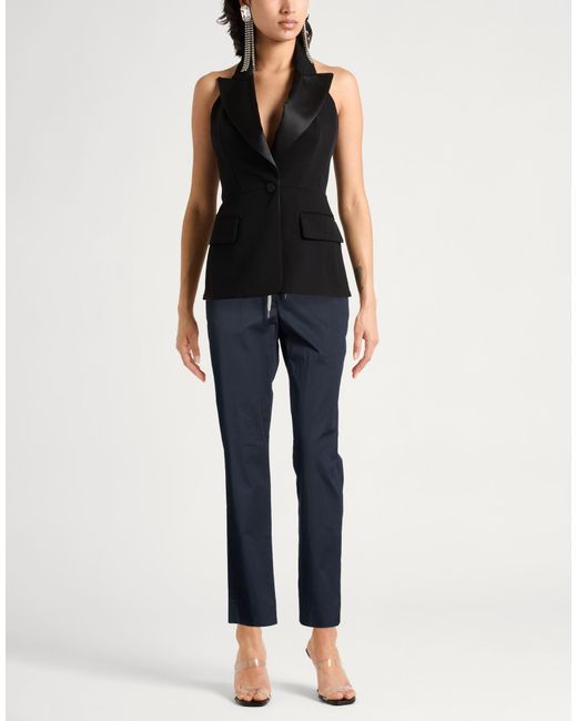 Eleventy Blue Pants Cotton, Lyocell, Elastane