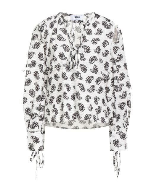 Top di MSGM in White