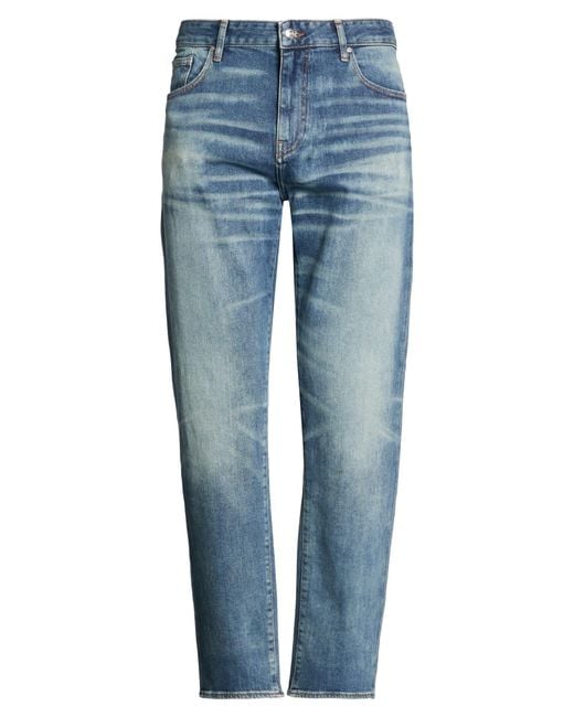 ARMANI EXCHANGE Blue Jeans Cotton, Elastane for men