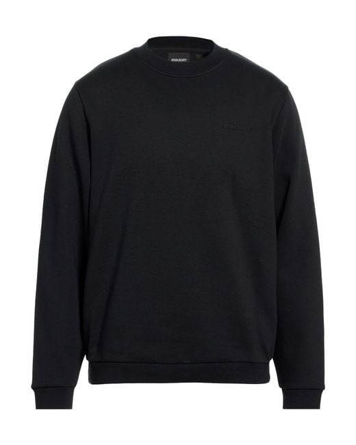 Lyle & Scott Black Sweatshirt Cotton, Polyester for men