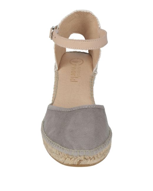 Natural World Metallic Espadrilles
