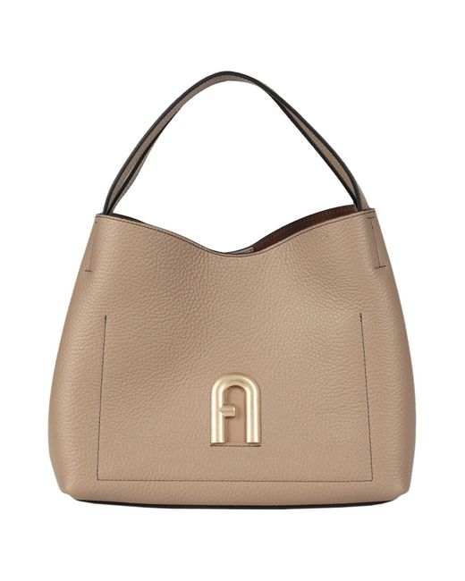 Furla Natural Primula S Hobo -- Light Handbag Leather