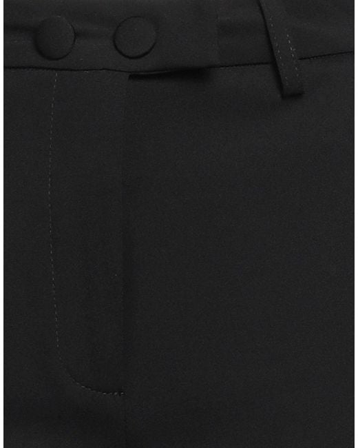 Cristinaeffe Black Pants Polyester, Elastane