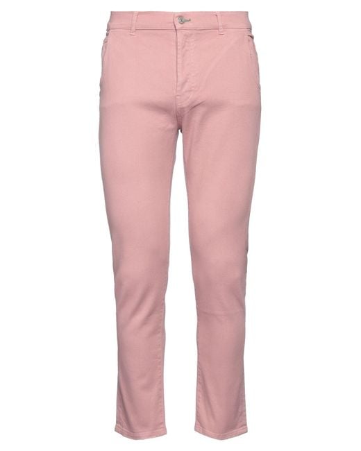 Daniele Alessandrini Pink Pants for men