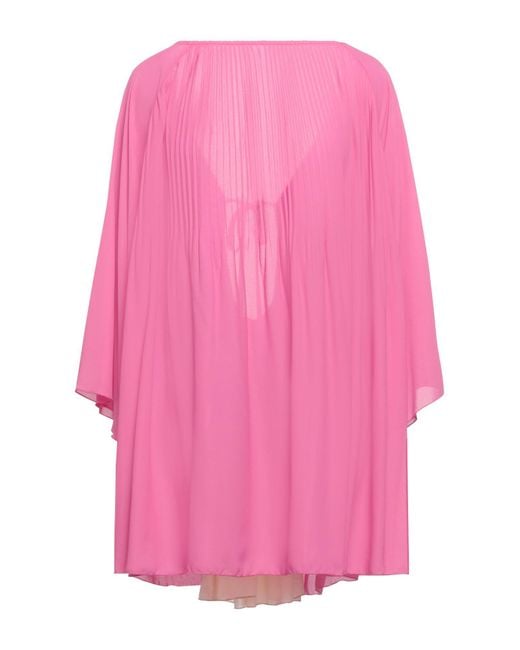 LAVIEPURE MAISON Pink Mini Dress Rayon, Elastane