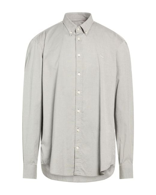 Harmont & Blaine Gray Shirt Cotton for men