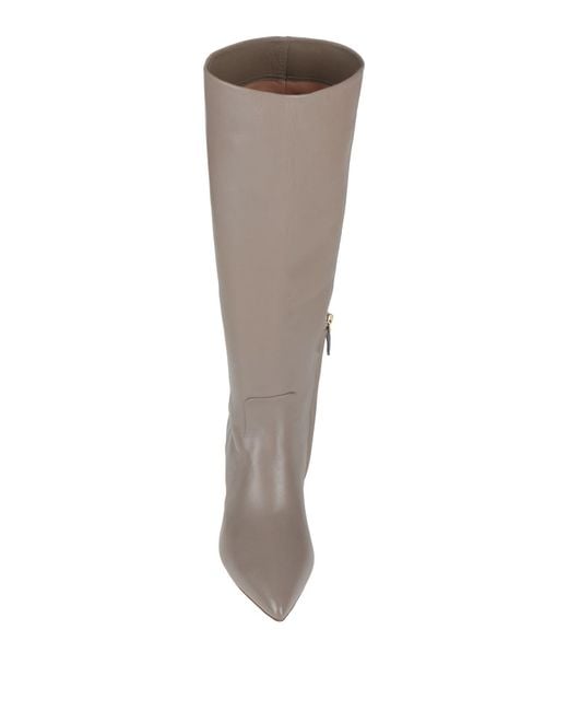 Santoni Gray Boot Leather