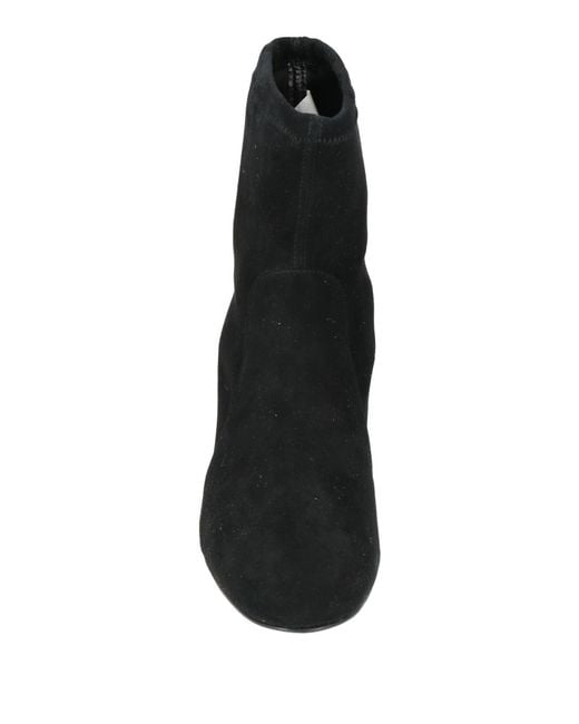 Stuart Foot Stuart Weitzman Ankle Boots Leather in Black | Lyst