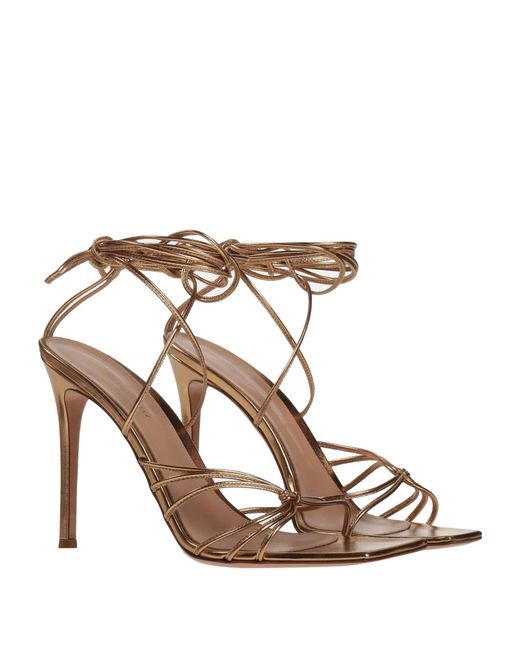 Gianvito Rossi Metallic Sandals