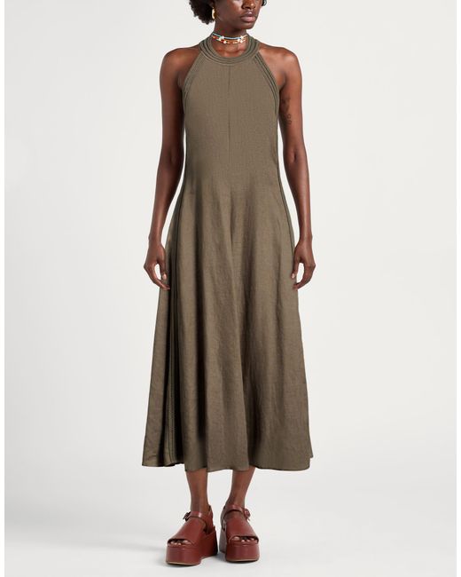 MAX&Co. Natural Midi Dresses