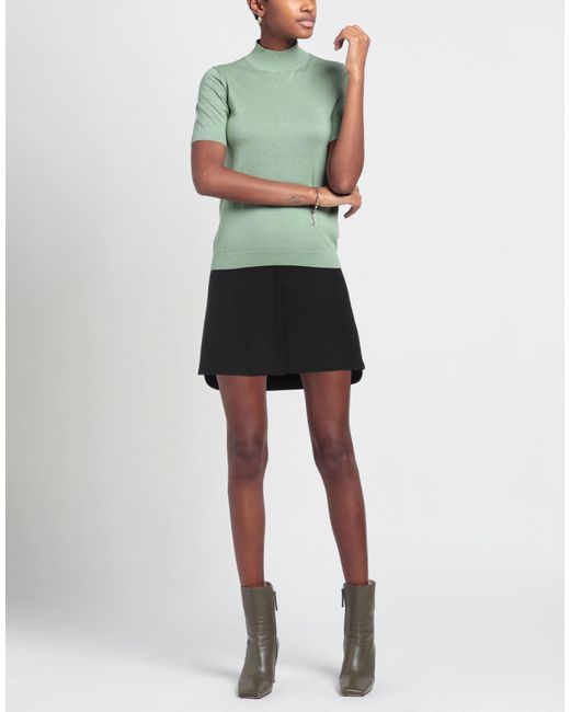 Max Mara Black Mini Skirt Virgin Wool