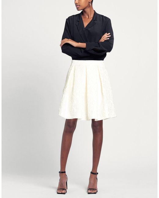 Lunatica Milano White Mini Skirt