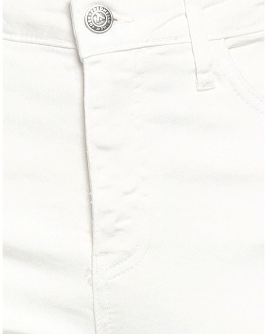 Fred Mello White Jeans Cotton, Elastane