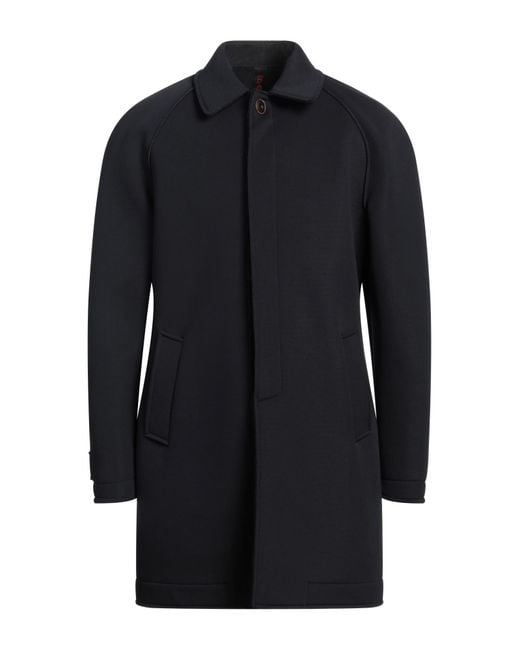 Bob Blue Overcoat & Trench Coat Polyester, Elastane for men