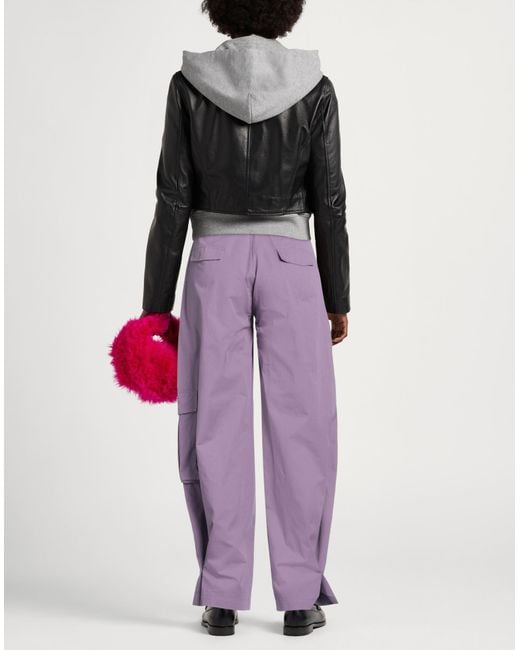 WEILI ZHENG Purple Hose
