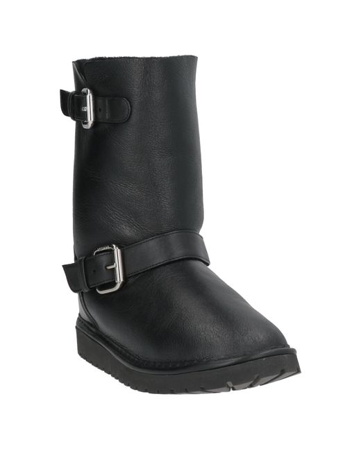 Le Silla Black Ankle Boots Leather