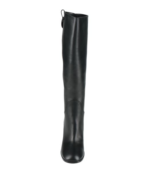 Casadei Black Boot Leather