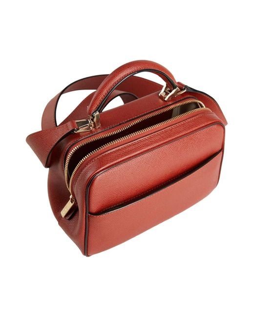 Valextra Red Handbag