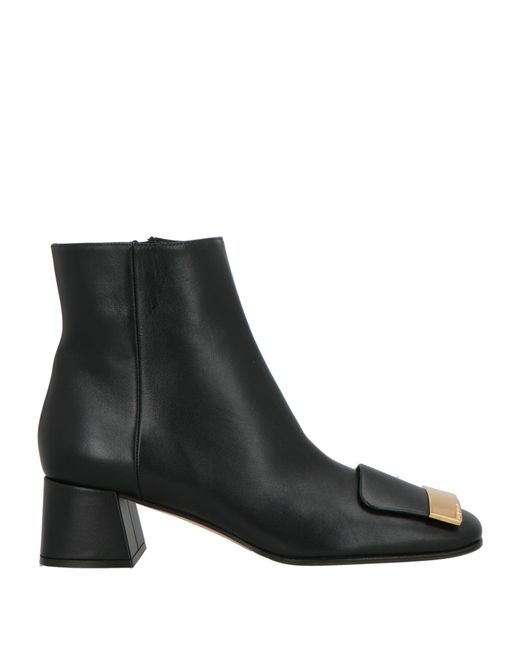 Sergio Rossi Black Ankle Boots