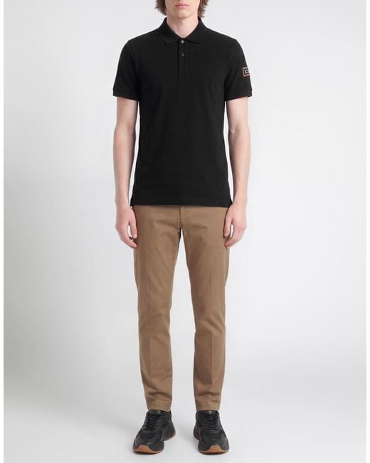Iceberg Black Polo Shirt for men