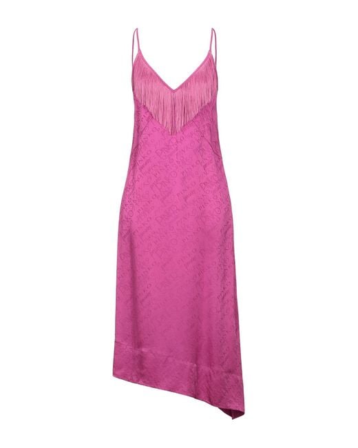 Pinko Pink Midi Dress