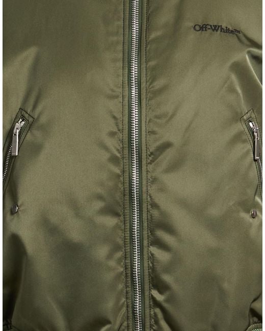Off-White c/o Virgil Abloh Green Jacket Polyamide