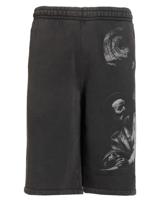 Off-White c/o Virgil Abloh Gray Shorts & Bermuda Shorts Cotton for men