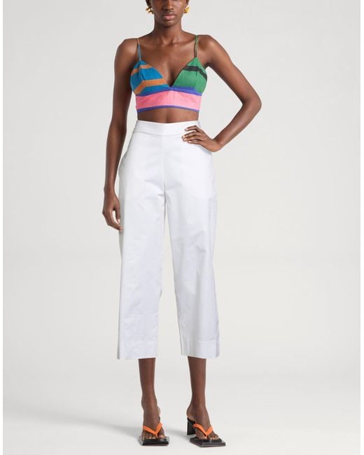 Alpha Studio White Trouser