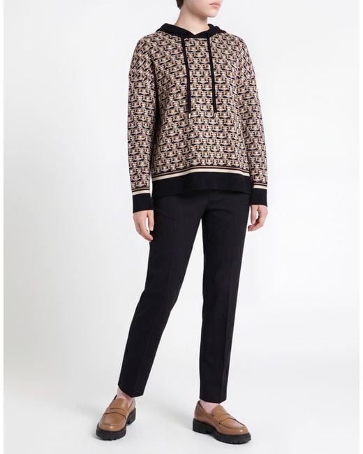Marc Cain Black Sweater Viscose, Polyester, Elastane