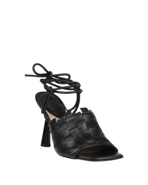 Ixos Black Sandals Leather