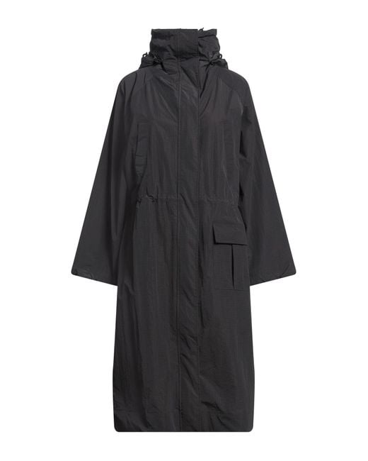 Ganni Black Overcoat & Trench Coat
