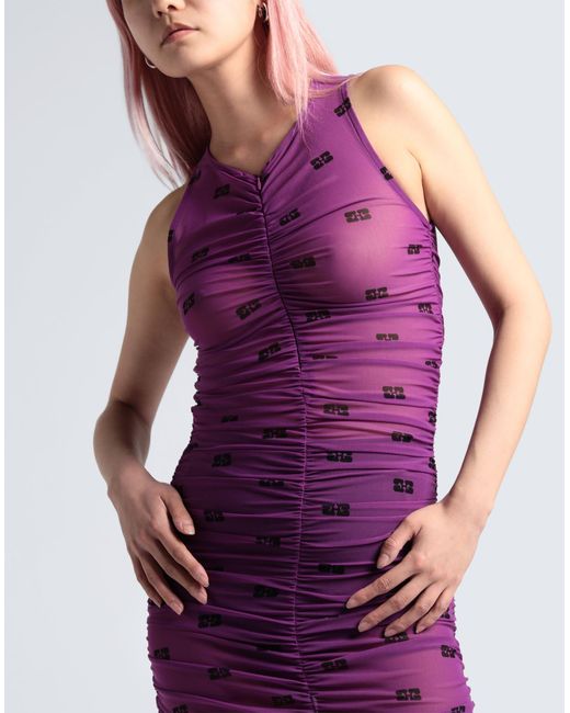 Ganni Purple Maxi Dress