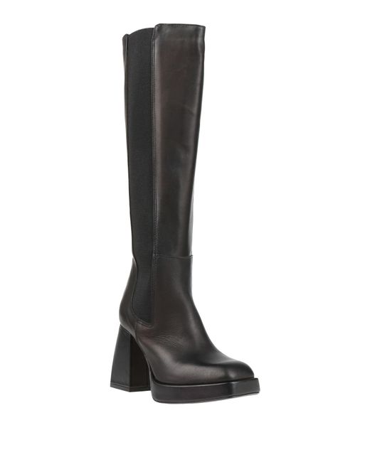 Ahilya Black Boot Calfskin