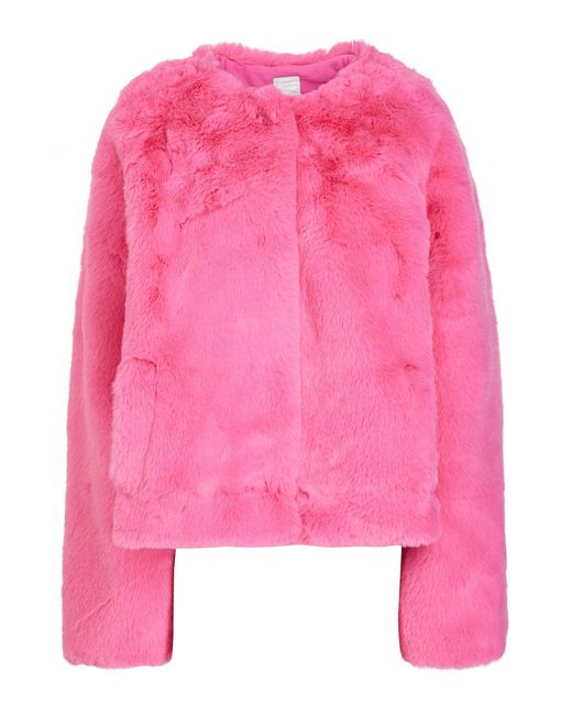 8 by YOOX Pink Shearling & Teddy