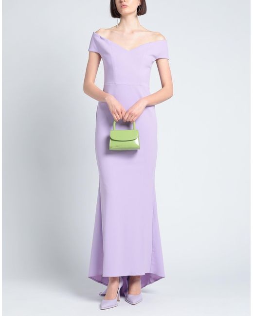 Rinascimento Purple Maxi Dress