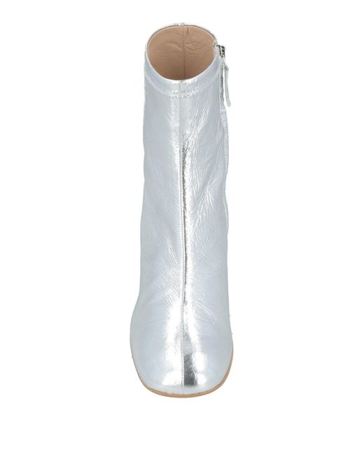 Alysi White Stiefelette