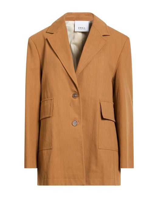 Erika Cavallini Semi Couture Brown Blazers