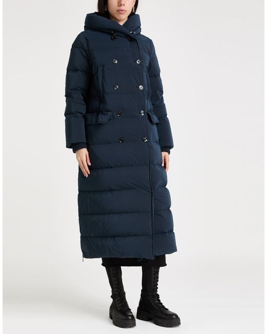 Moorer Blue Puffer Polyamide, Polyester