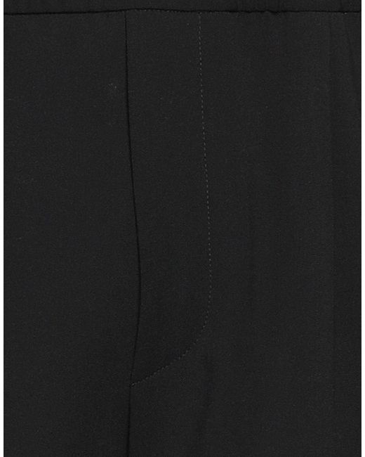 Zegna Black Pants Polyester, Wool, Elastane for men