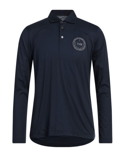 Polo Tombolini de hombre de color Blue