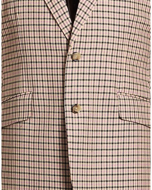 PT Torino Brown Blazer Virgin Wool for men