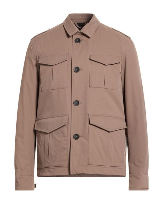 Herno Brown Jackets for men