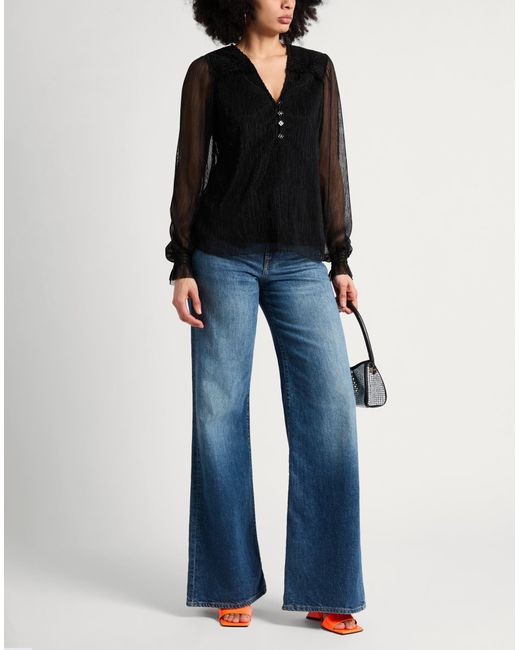 Hale Bob Black Top Polyester, Elastane