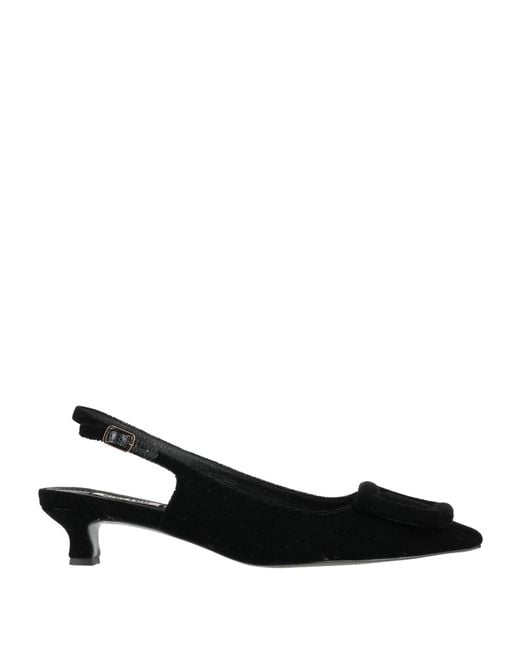 Bibi Lou Black Pumps Textile Fibers