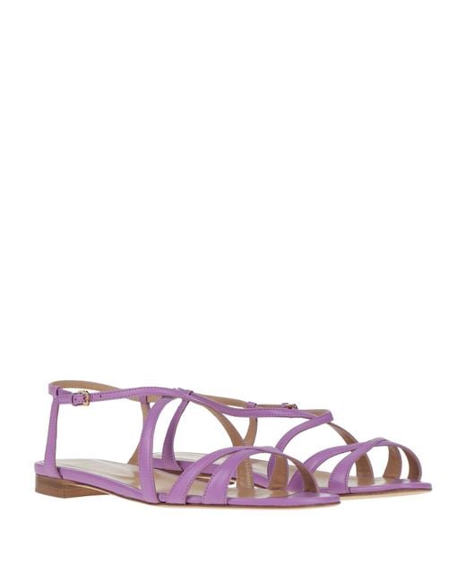 Sergio Rossi Pink Lilac Sandals Leather