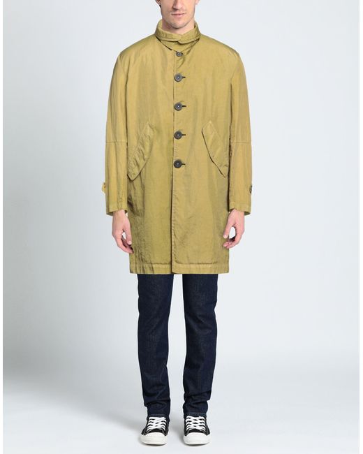 Vintage De Luxe Yellow Overcoat & Trench Coat for men