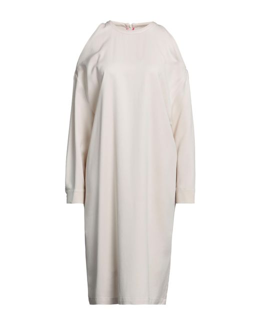 EMMA & GAIA White Midi Dress